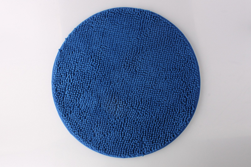 Round Shape Chenille Hotel Doras agus Bath Mats